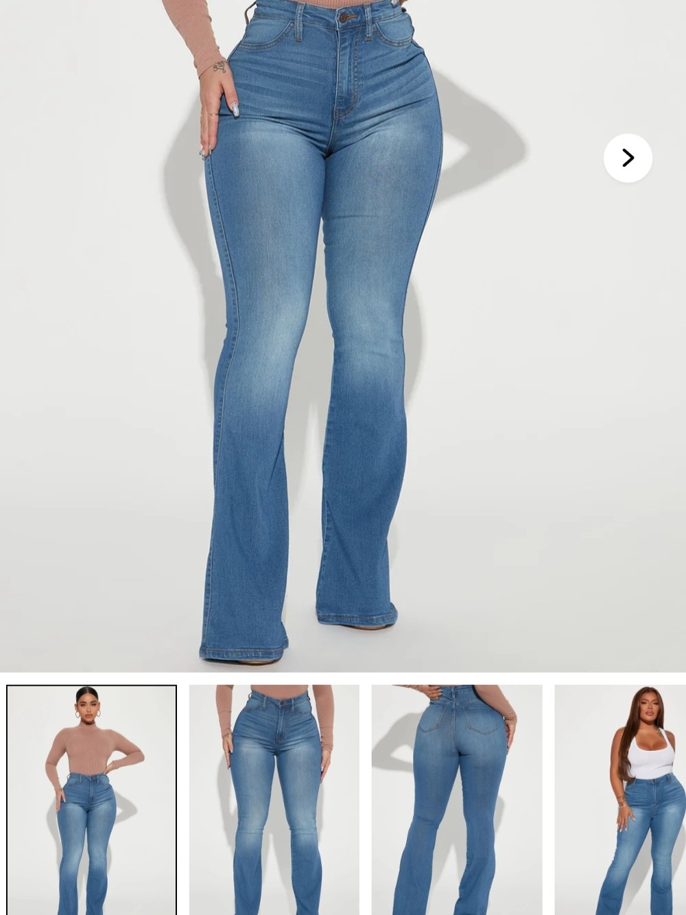 Flare High Rise Jeans